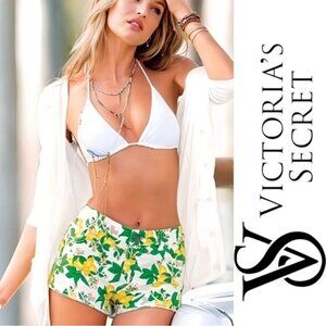 Victoria Secret | London Jean Lemon Print Boyfriend Shorts | Size 6